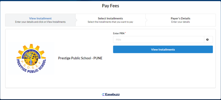 Online Fee Payment - Prestige Public School Pune