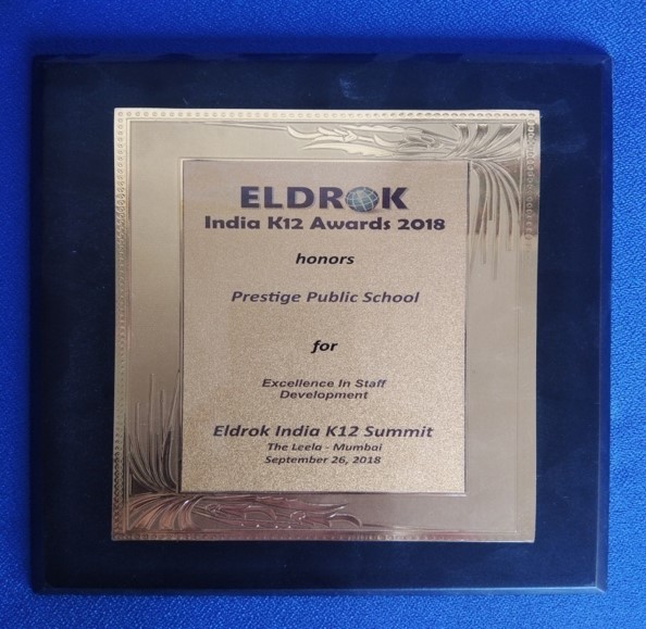 Eldrok’s Excellence in staff development Award.
